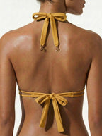 Gold Rush Halter Push-Up (Gold)