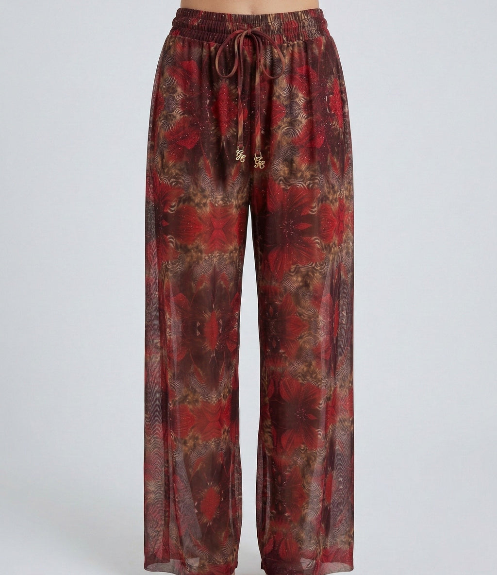 Pink Orchid-Orchid-Beach Pants