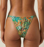 Jungle Fever-Emerald Tanga Bottom