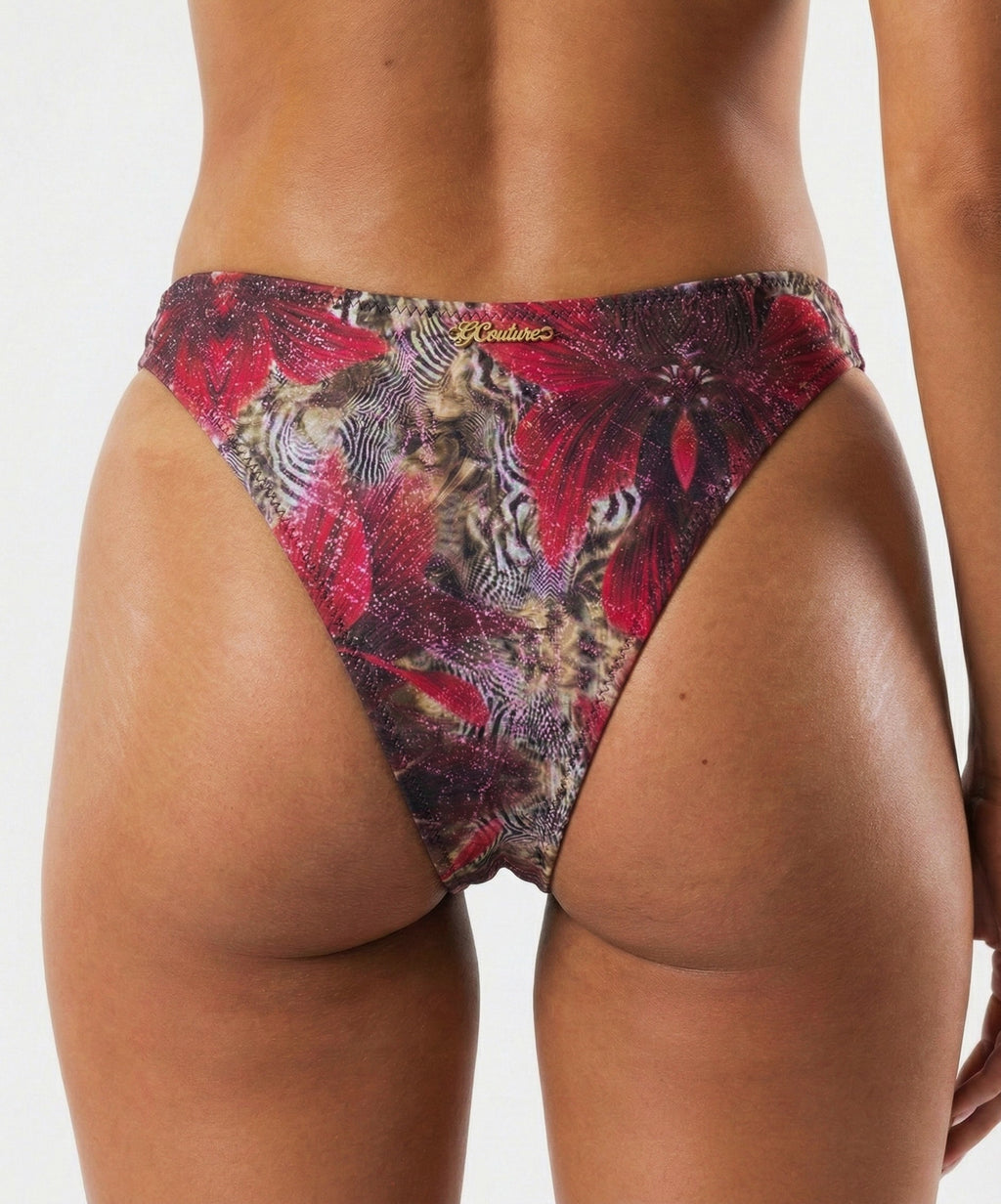 Pink Orchid-Orchid High Leg Bottom