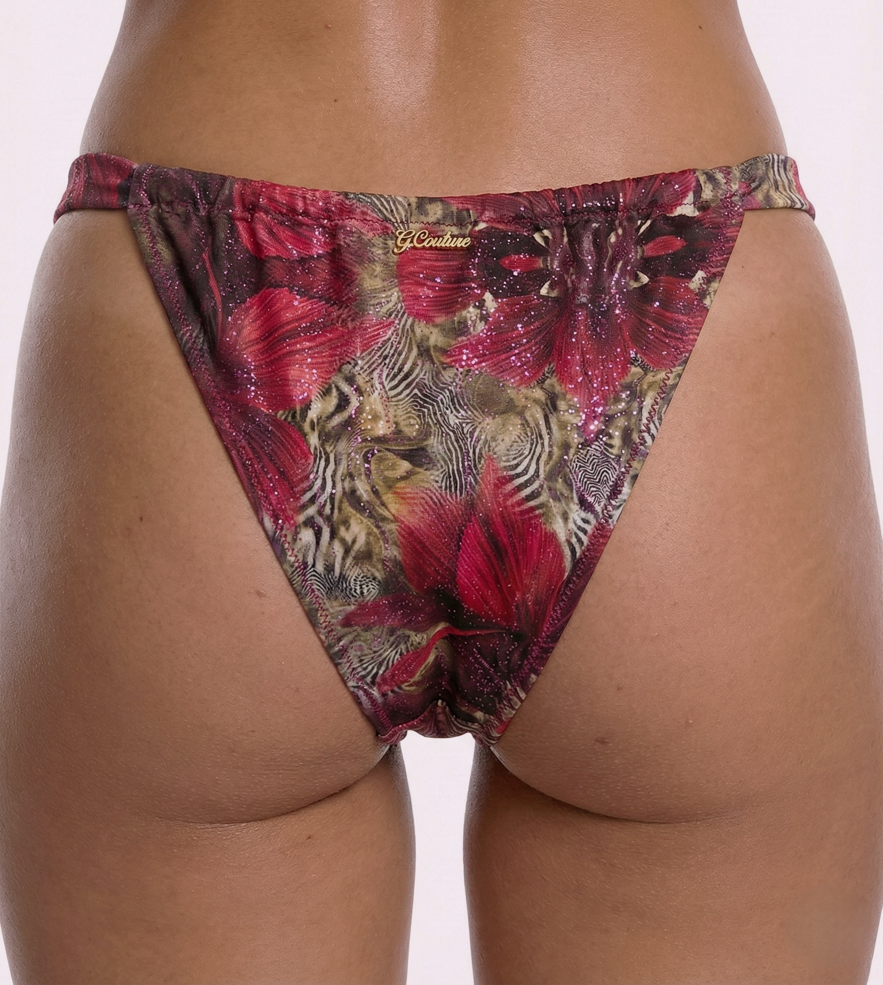Pink Orchid-Orchid Tanga Bottom