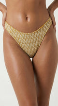 Gold Rush-High Leg Bottom (Gold)