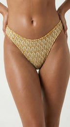 Gold Rush-High Leg Bottom (Gold)
